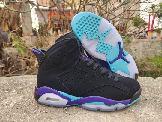 (image for) Air Jordan 6 Retro Aqua CT8529-004 Black Blue Shoes-24